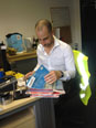 Kieran from the Guilds of Removers doing his annual inspection