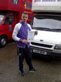 Warren Gerry and Michael with their certificates for Health and Safety