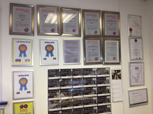 Our Award wall is now looking rather full