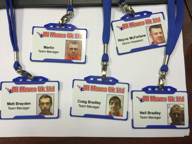 As peace of mind all our staff have got id cards so you know who you are letting in