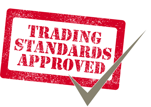 Approved by both Derbyshire and Nottinghamshire Trading Standards Agencies