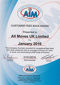 We are Members of A.I.M (The Alliance Of Independent Movers)