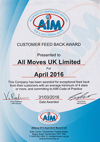 We are Members of A.I.M (The Alliance Of Independent Movers)