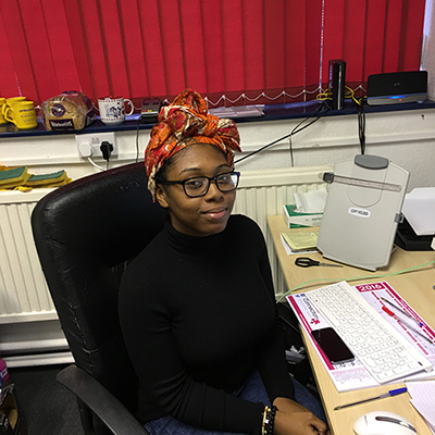 New apprentice Tamika